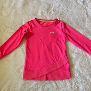 Nike Kids Pink Long Sleeve Top